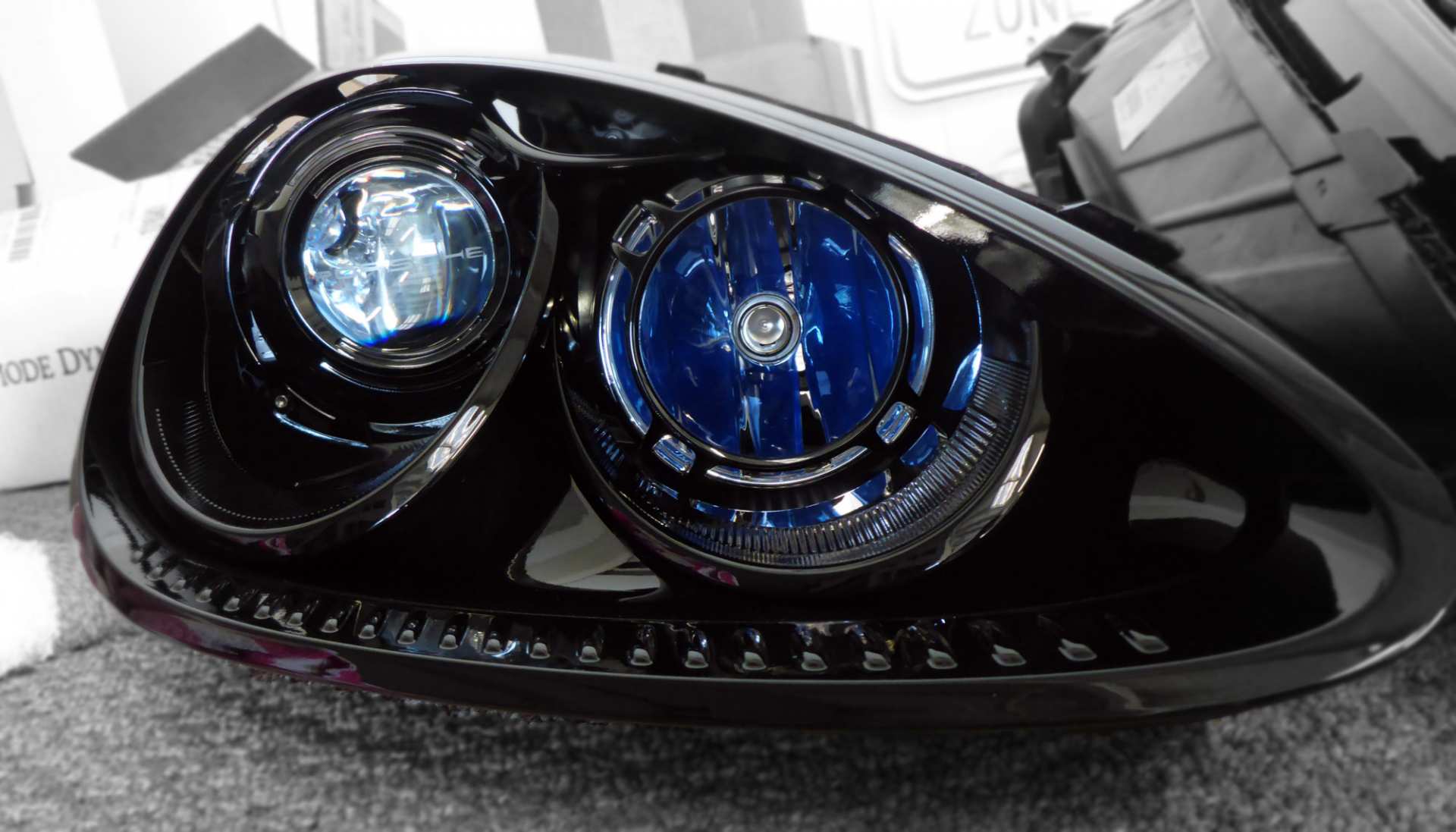 Porsche Cayenne Headlight Upgrade By Thirteen Superior Mobile By