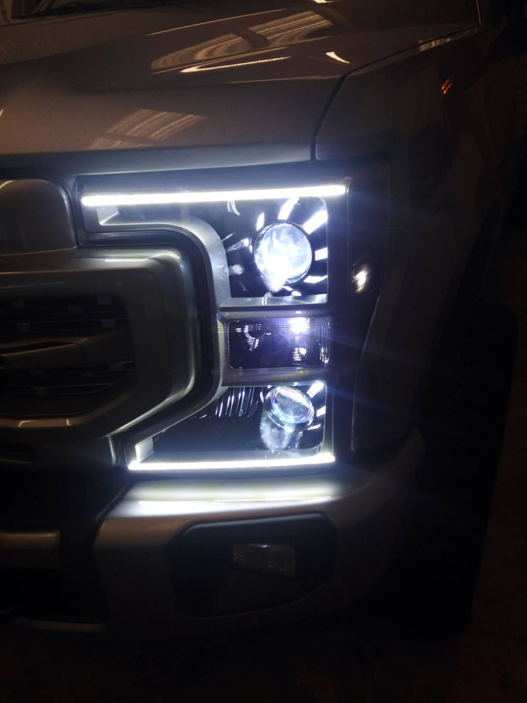 2020 Ford F250 super duty custom headlights