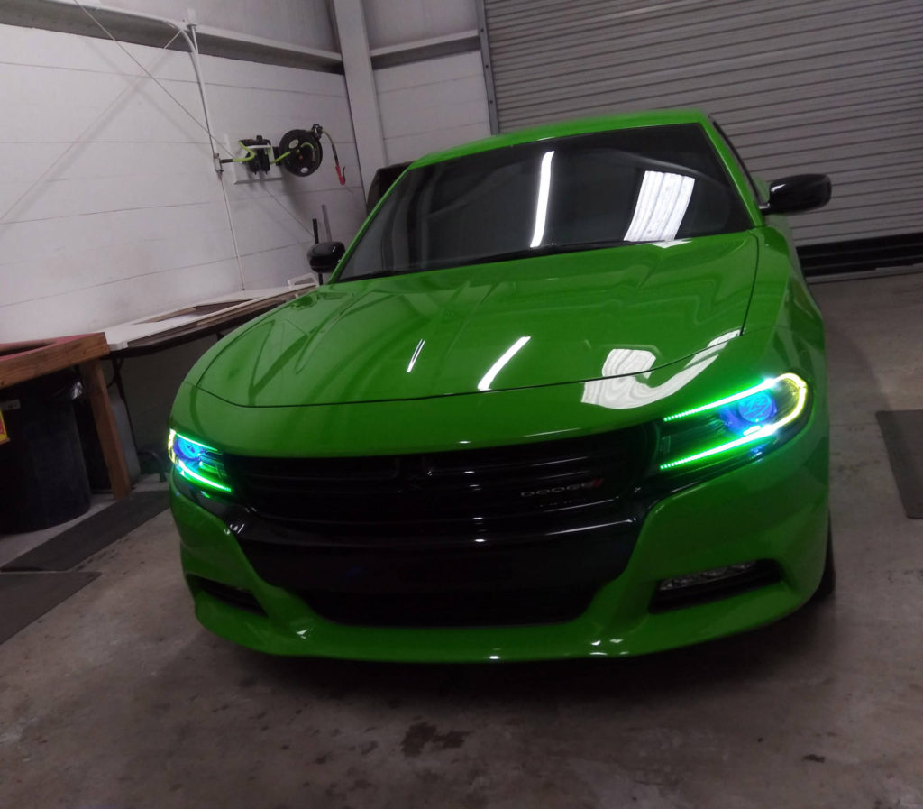 Dodge Charger RT 2017 Tampa custom headlights