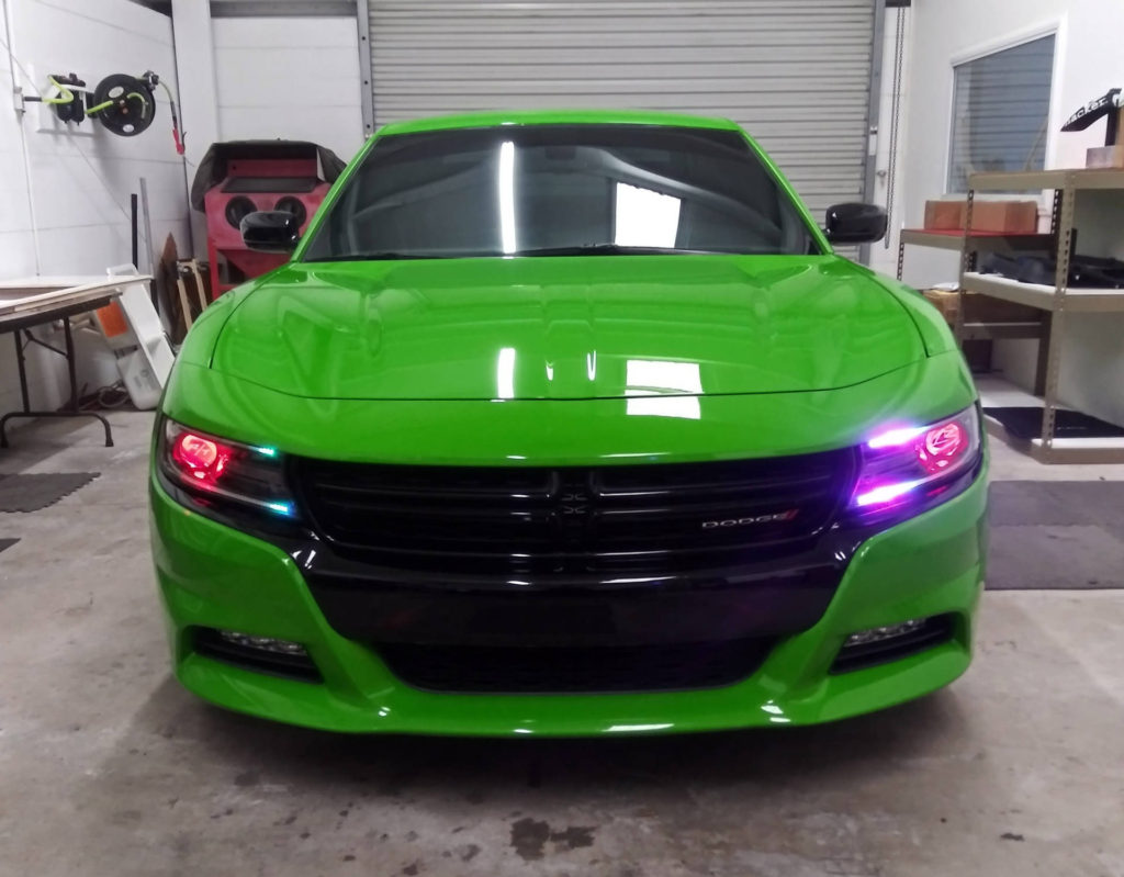 Dodge Charger RT 2017 Tampa custom headlights