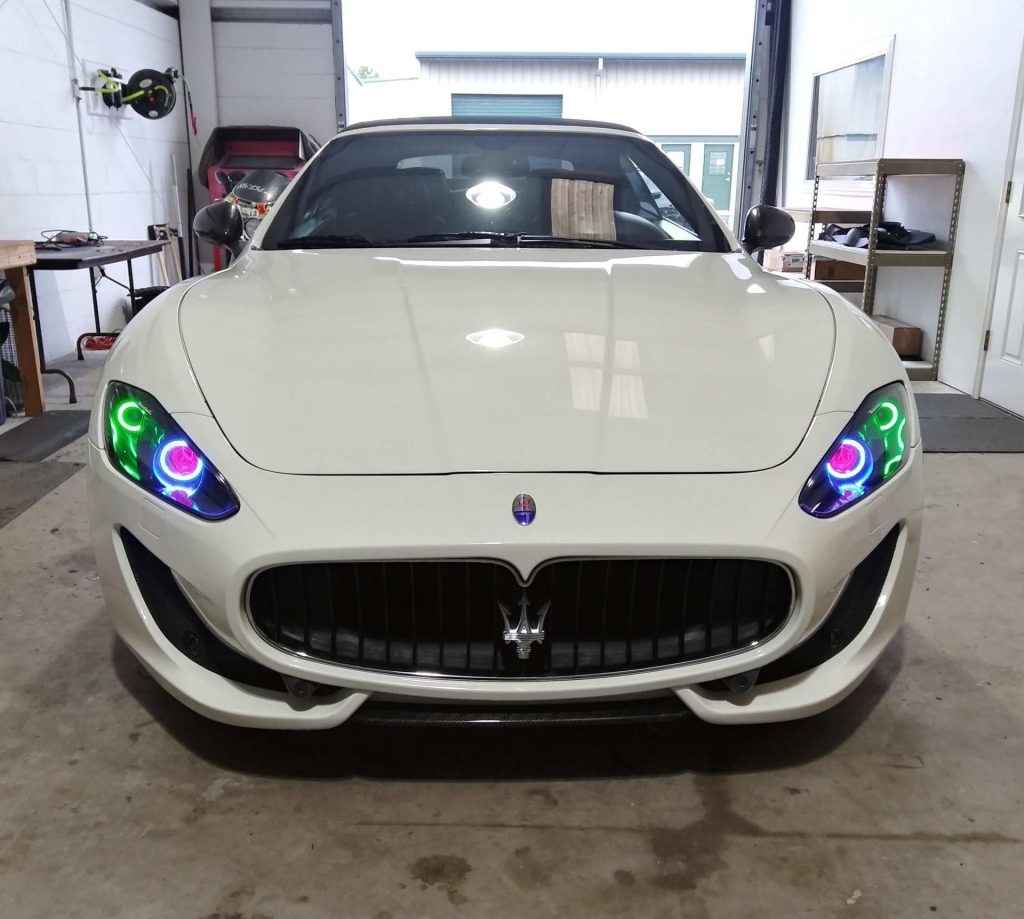2012 Maserati Gran Turismo Custom Headlights RGB