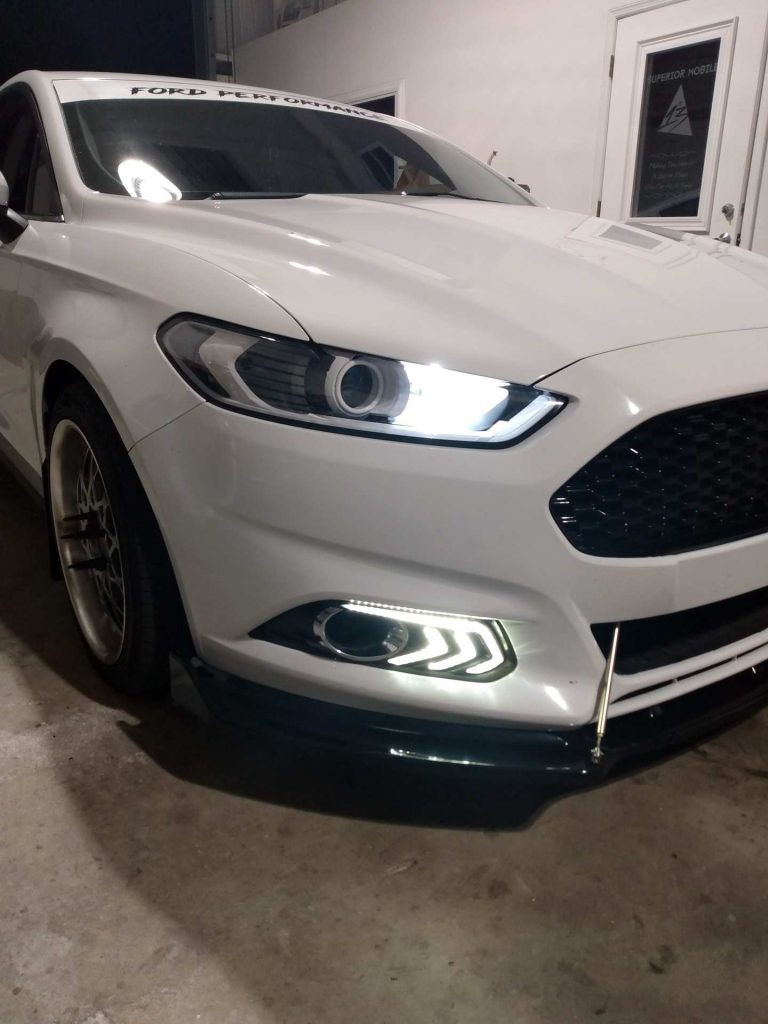 2014 Ford Fusion Custom Headlights Keystone